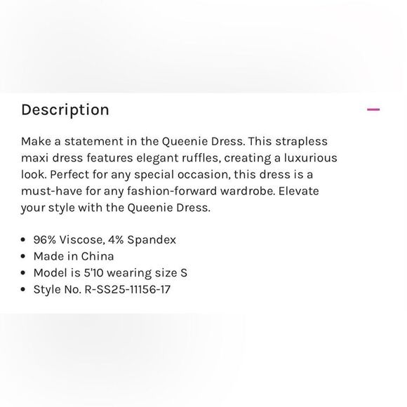 NWT RETROFÊTE QUEENIE DRESS in Camellia - Picture 11 of 11